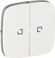 Лицевая панель для Выключатель 2-кл. с подсв. Белый ALLURE LEGRAND