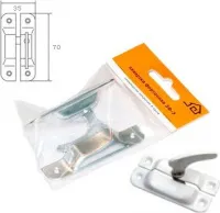 Завертка форточная белая ЗФ-2 полимер