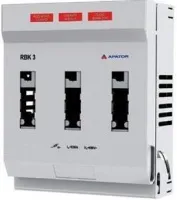 Рубильник п/пл. предохр. RBK 3-S 3ф. 630А, NH3, болт.подкл. монтаж на шины, межфаз.60мм