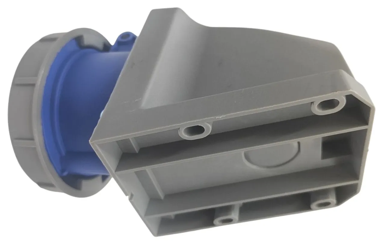 Розетка стационарная 32A 3п (2P+PE) SLN-1232 IP67, 380В, AWSPRODUCTS