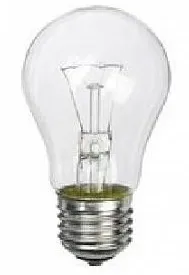 Лампа накаливания А50 Е27 95Вт прозрачная (Лисма)(100шт.)