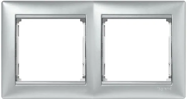 Рамка 2-я Алюминий Valena LEGRAND