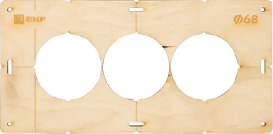 Шаблоны для подрозетников 68 мм Expert EKF, ком