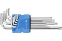 Набор Г-образных длинных ключей TORX S2, 9 шт. HOEGERT, ком