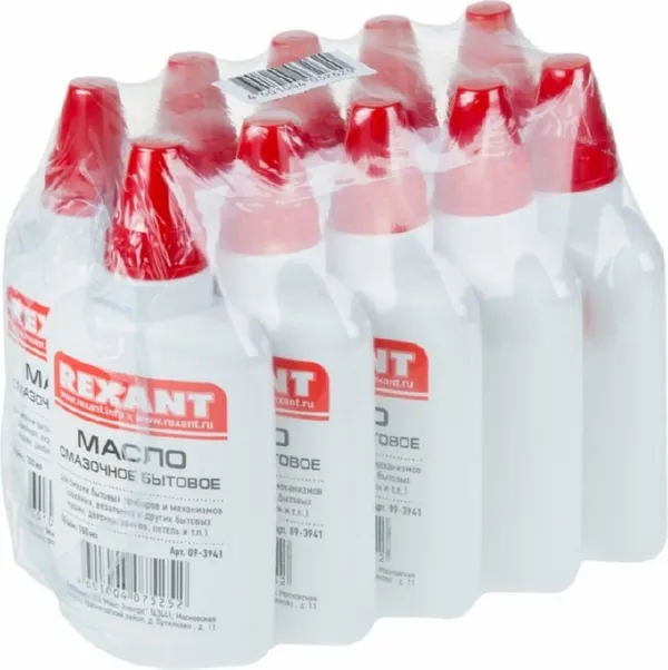 Масло смазочное бытовое 100 мл (масленка) REXANT