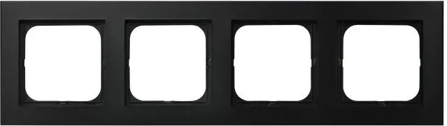 Рамка R-4R/33 1115 чёрная четверная