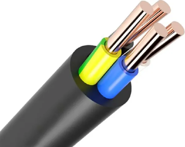 Кабель ВВГнг(A)-LS 4*1,5 (ГОСТ) (круглый)