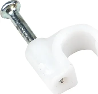 Скоба круглая с гвоздем 5мм (100 шт.) (ELUX), уп