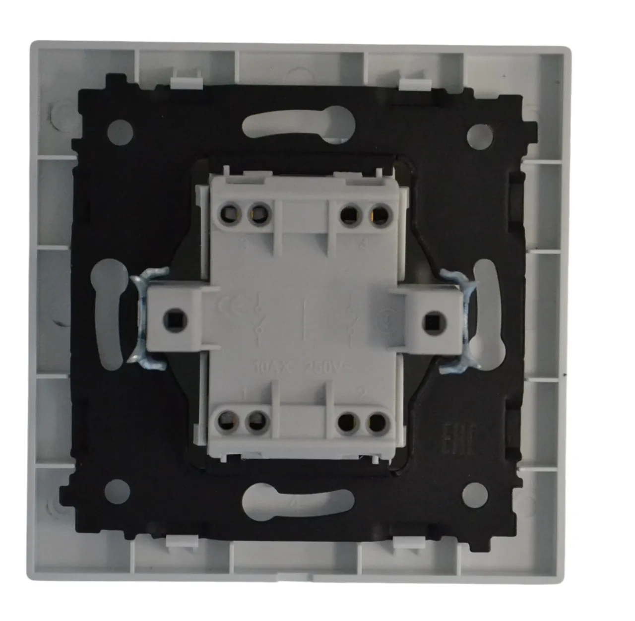 Выключатель 2-кл. белый SD-P1005W "Standard" AWSproducts