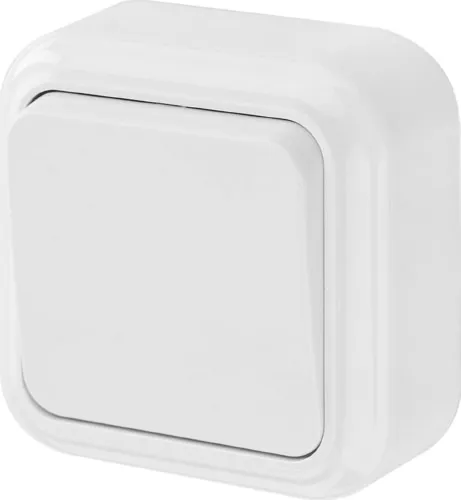 Выключатель ОУ 1-кл. Белый Пралеска Bylectrica