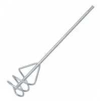 Насадка для перемешивания песчано-гравийных смесей 100х600 мм (сталь оцинкованная), хвостовик HEX  B