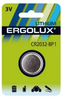 Батарейка CR2032 ERGOLUX BL-1
