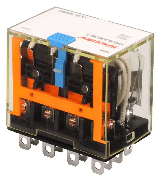 Реле промежуточное RKL4CO024LT (24VDC, 4CO, 10A) Shenler