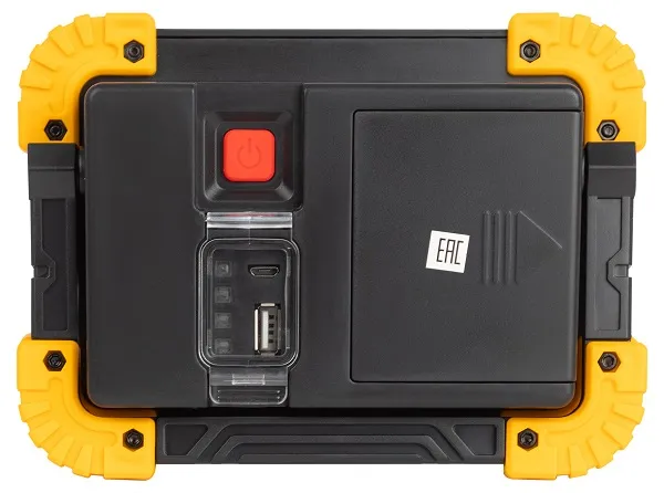 Светодиодный фонарь Рабочие Практик PA-803 прожектор аккумуляторный на батарейках 10Вт COB + 3Вт LED