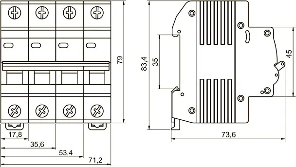 Автоматический выключатель ВА47-29 C20/3 4,5кА IEK