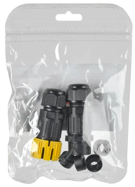 Коннектор кабельный герметичный WTP-204 3 PIN IP68 IEK