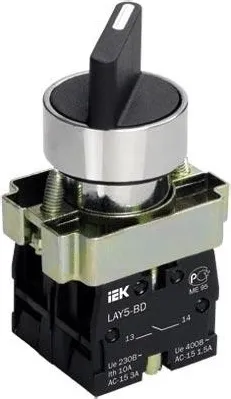 Переключатель LAY5-BD33 3 пол. I-0-II 2но, IP40 IEK