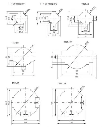 Трансформатор тока ТТИ-60  600/5 А 10 ВА класс 0,5  ИЭК