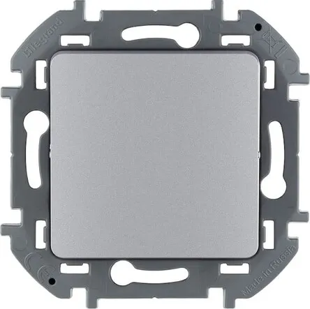 Выключатель 1-кл. Алюминий INSPIRIA LEGRAND