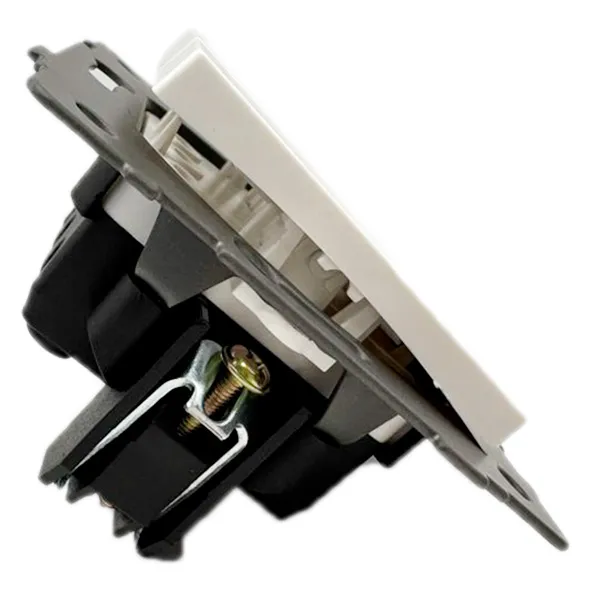 Выключатель 3-кл. белый A-015W "Аура" AWSproducts