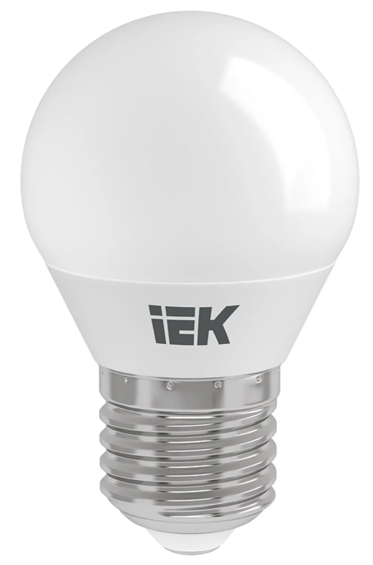Лампа LED G45 E27 3000К 7Вт 630Lm IEK