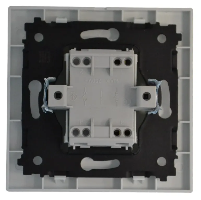 Выключатель звонка 1-кл. белый SD-P1009W "Standard" AWSproducts