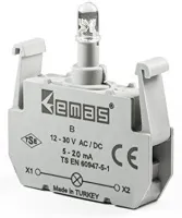 Светодиод B6 крас 12-30В AC/DC IP40 Emas