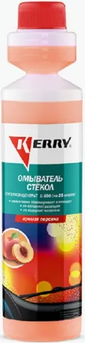 Суперконцентр.омыватель стекол (персик) 270мл KERRY