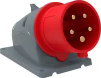 Вилка стационарная 32A 5п (3P+N+PЕ) 525 IP44, 415В, MAGNUM IEK