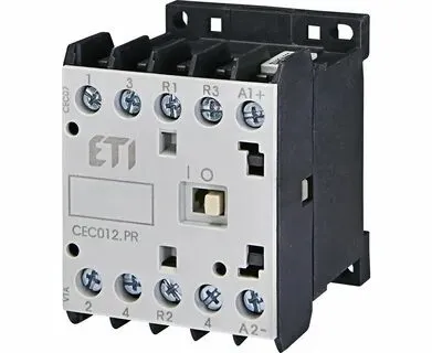 Контактор CEC12.10 (кат.24V DC, 12А, 5,5кВт 1но) ETI