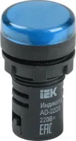 Индикатор LED синий AD22DS 230В AC IP40 IEK