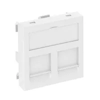 Корпус комп. розетки RM, прямая (DTG-2RM RW1) (уп.1шт)