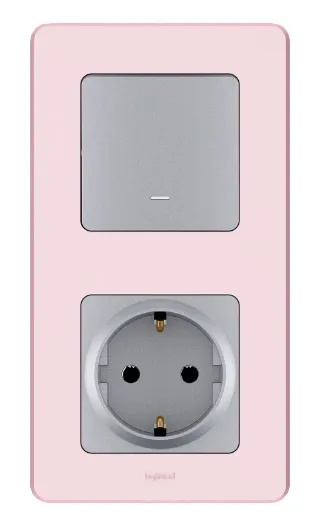 Рамка 2-я Розовый, INSPIRIA LEGRAND