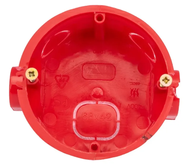 Коробка распред. для сплошных стен 68x42