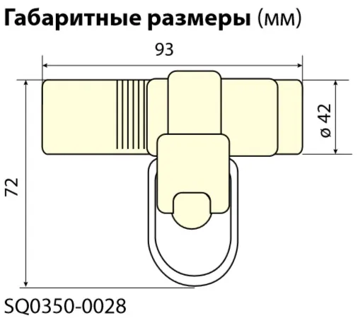 Фонарь светодиодный "Велосипедный 2" с креплением, 9 LED, 30 лм/Вт, 3*AAA TDM