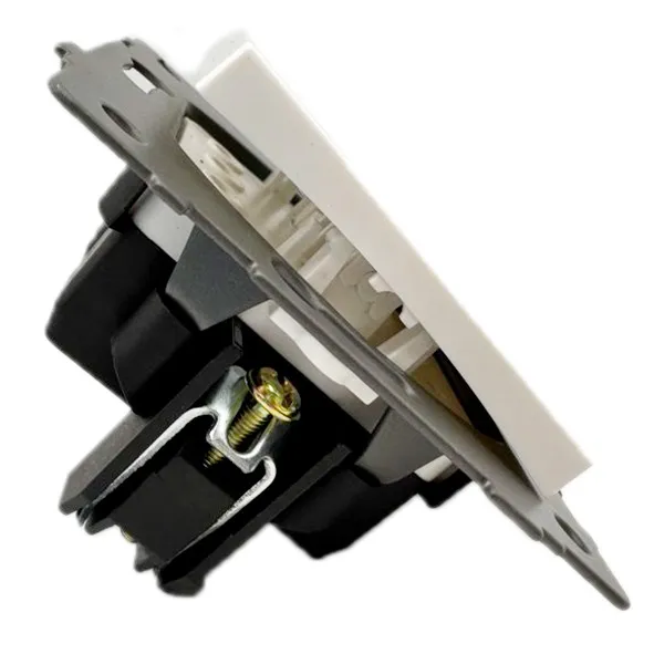 Выключатель проходной 1-кл. белый A-003W "Аура" AWSproducts