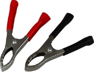 Зажим "крокодил"  30А 75мм в изоляции PROCONNECT (пакет боб) 2шт., уп