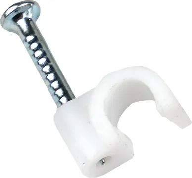 Скоба круглая с гвоздем 4мм (100 шт.) (ELUX), уп