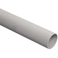 Труба гладкая жесткая ПВХ ф20мм 3м серая (Россия) "ИДЕАЛ"