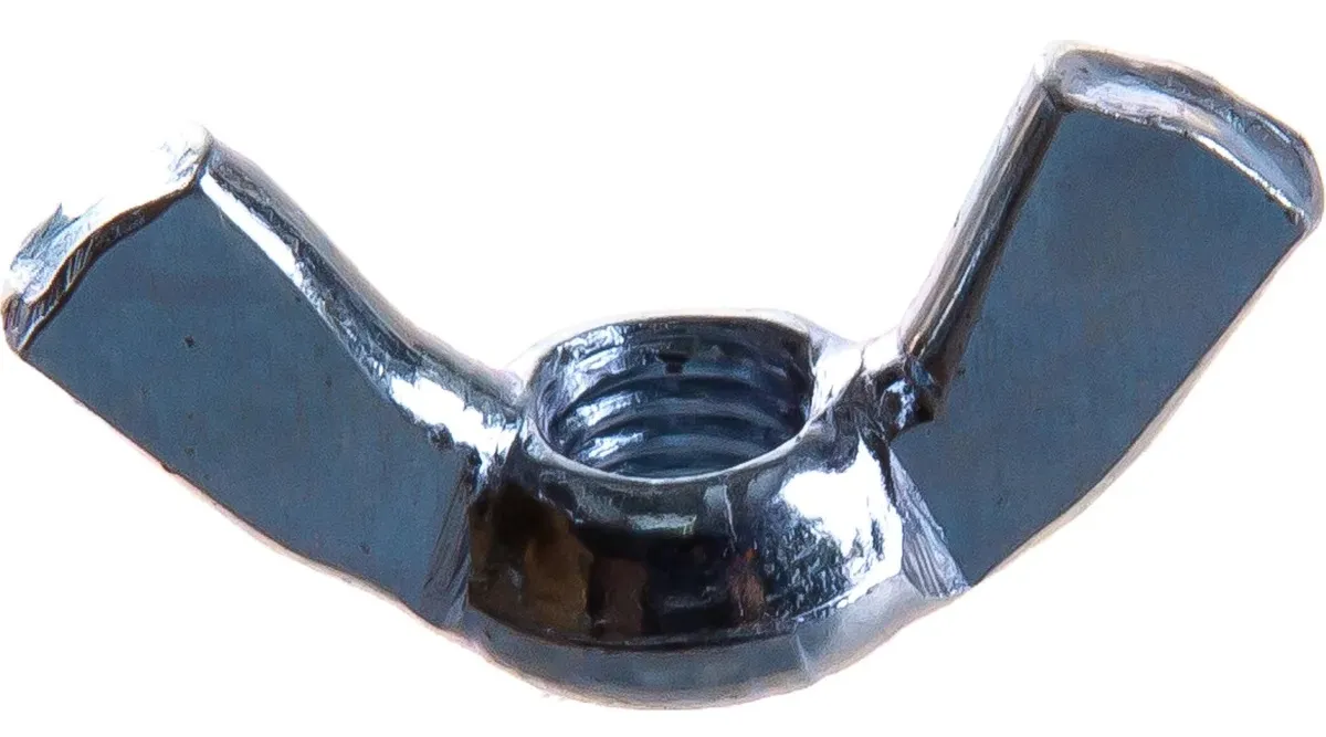 Гайка М5 барашковая DIN315 цинк (6 шт.) (ГОСКРЕП), уп