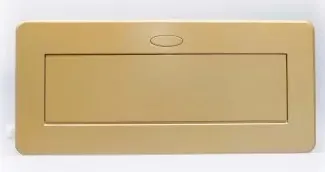 Выдвижная гор. розетка 2 Euro 16A USB type A+C 18W Золото RocketSocket