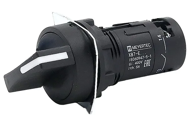 Переключатель MTB7-ED53 3 полож, б/фикс. 2но, IP54 Meyertec