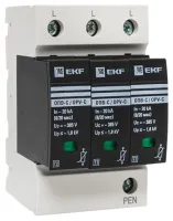 УЗИП (разрядник) ОПВ-C/3P In 20кА 385В с сигн. EKF