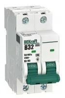 Автоматический выключатель ВА-103 B32/2 6кА Dekraft