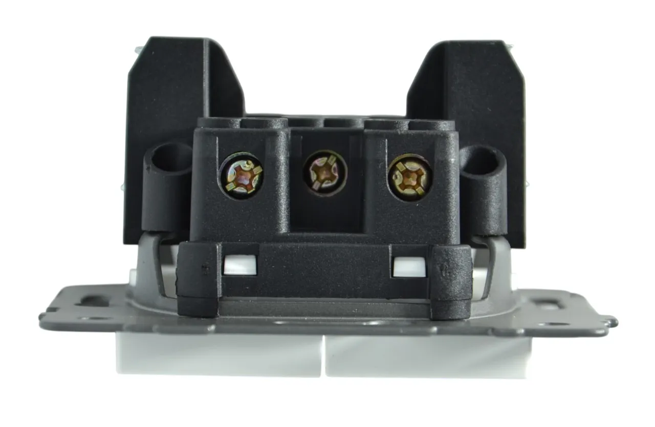 Выключатель 2-кл. с подсветкой белый A-011W "Аура" AWSproducts