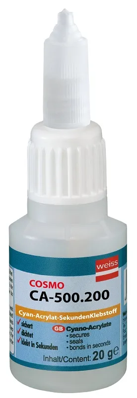 Клей секундный цианакрилатный "Cosmofen CA 12" 20гр (Германия)