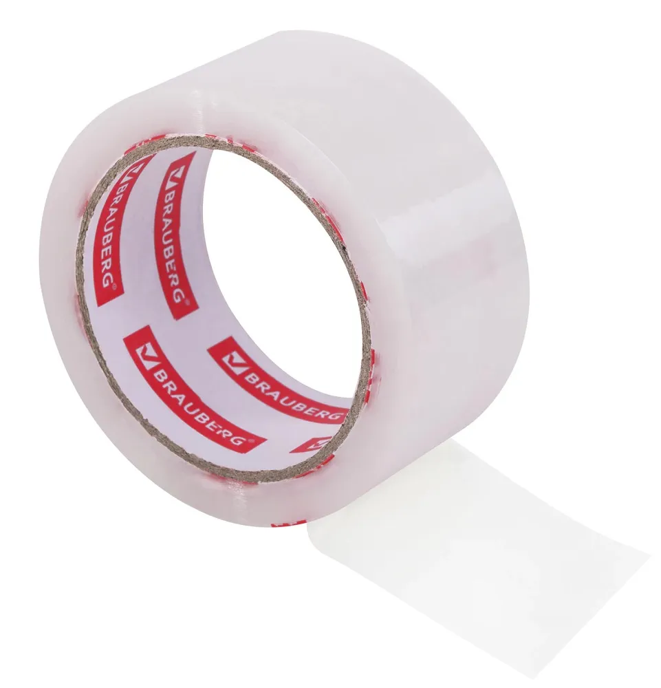 Лента клейкая прозрачная 48 мм х 66м, 45мкм BR