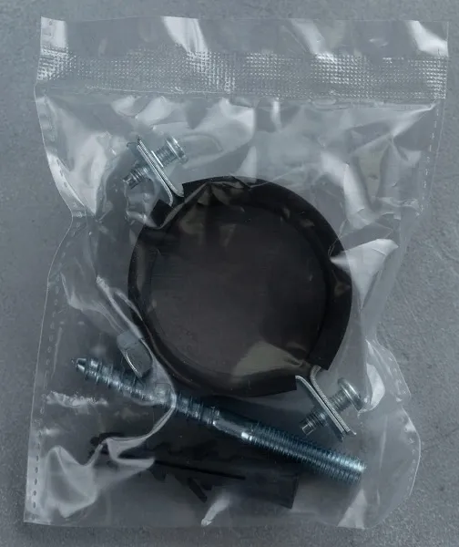 Хомут сантехнический 2" (60-65мм) М8 комплект Premium (10 шт.)