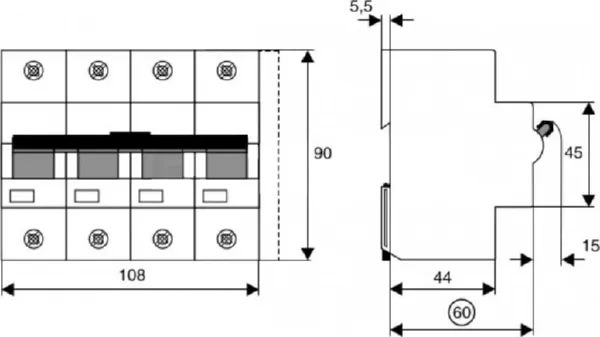 Автомат PLHT-C63/3N, 
