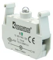 Светодиод B9 зел. 12-30В AC/DC IP40 Emas